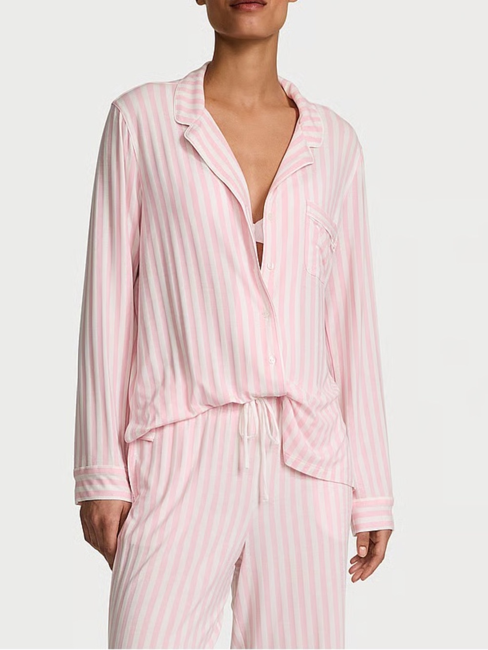 Victoria's Secret SoSoft Modal Long Pajama Top